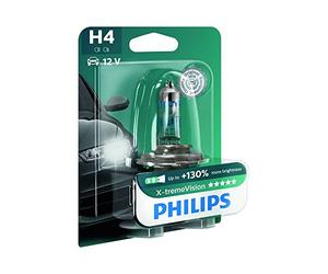 Philips 0730229 12342Xvb1 H4 X-Treme Vision