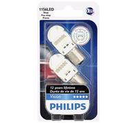 Philips 1156 Rossa LED 6000k P21W Luminoso Luce Lampadina Lato Indicatore Backup