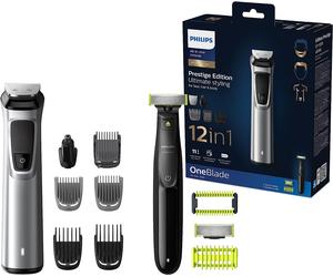 Philips 12-in-1 Premium Trimming Set con Multigroom e OneBlade - Styli