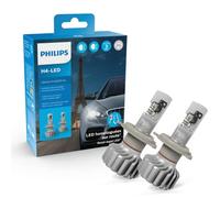 PHILIPS 2 lampadine per auto H4 Led Ultinon U6001 omologate 5.800K