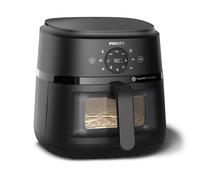 Philips Airfryer Serie 2000-13 Funzioni di Cottura, Capacità 6,2 L, Design Compatto con Finestra di Controllo della Cottura, Tecnologia RapidAir, 90% di Grassi in meno, Facile da Pulire (NA230/00)