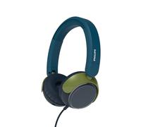 Philips TAK2000CT 2000 Series - Cuffie pieghevoli per bambini, con cavo, volume limitato, condivisione audio, 3,5 mm e cavo USB-C inclusi, colore: verde acqua