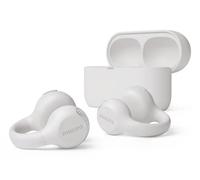 Philips TAQ2000WT auricolari ear-cuff True Wireless open-ear Multipoint Bluetooth - 28 ore di riproduzione, Ricarica tascabile, Chiamate chiare per spostamenti ed allenamento - Bianco