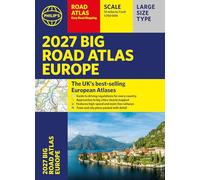Philip's 2027 Big Road Atlas of Europe: A3 Paperback