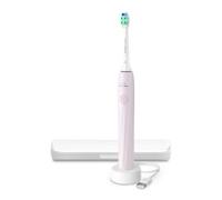 Spazzolino elettrico Philips Sonicare Serie 2000 - Spazzolino sonico con 2 livelli d'intensità, funzione EasyStart, SmarTimer, 14 giorni di autonomia, custodia, rosa, HX4023/03, [Nuovo]