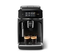 Philips 2200 Series Macchina da Caffè Automatica - Montalatte Classico, Display Touch Intuitivo, Nero Lucido (EP2221/40)