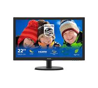 PHILIPS 223V5LHSB2/00 MONITOR, 21,5 ", Full-HD, 1920 x 1080 Pixel, tempo di risposta 5 ms, refresh rate 76 Hz