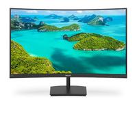 Philips 241E1SCA 24" Gaming Monitor Curvo Freesync 75 Hz LED VA FHD, 4ms, 3 Side Frameless, Casse Audio Integrate, Low Blue Mode, Flicker Free, HDMI, VGA, VESA, Nero