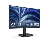 Philips 24B2U3301 - Monitor Full HD da 24 pollici, altezza regolabile 130 mm, altoparlanti (1920x1080, 120 Hz, 1x HDMI 1.4, 1. DP 1.4, 1x uscita DP, 1x USB-C (90 W PD), hub USB, RJ45) nero