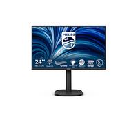 Philips Monitor 24B2U3601 da 23,8 pollici WQHD 120 Hz, pannello IPS, GtG 4 ms, Adaptive Sync, regolazione altezza, altoparlanti, (2560 x 1440 HDMI 1x 2.1 TMDS DP 1x 1.4 Hub USB) Nero
