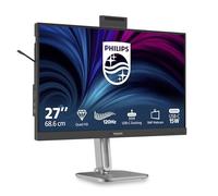 Philips 27B2U4601H Monitor 27 Pulgadas 120Hz Panel IPS, 4ms GtG, Adaptive Sync, Altavoces, Webcam, Altura Ajustable, (2560x1440 HDMI 1x 2.1 TMDS DP 1x 1.4 USB Hub) Gris Antracita