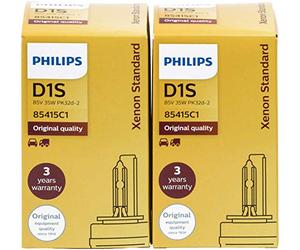 PHILIPS 2854104 D1S XenStart - Xenon Standard Bruciatore - Sostituzione della Lampada con 4100K, Model 9285 141 294