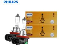 Philips 2PCS Vision H11 12V 55W PGJ19-2 Lampade alogene per auto originali 3200K Standard Auto Sostituisci lampadine originali 12362, coppia