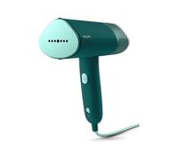 Philips 3000 Ferro da Stiro Verticale a Vapore Pieghevole, 20 g/min, 1000W | Pronto in 30 sec, Piastra Riscaldata, Custodia da viaggio, 120ml, Compatto e Pieghevole, Serbatoio 120ml, Verde (STH3020/70)