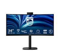 Philips 34B2U3600CH USB Hub curvo Monitor 34 pollici UW-QHD, 120Hz, VA, 4ms GtG, HDR10, Web cam, Speakers (3440x1440 HDMI 2x 2.0 DP 1x 1.4) nero
