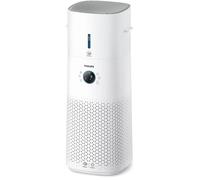 Philips Purificatore d'aria e umidificatore 2-in-1 Serie 3000, 131 m2, filtro NanoProtect HEPA & Carboni attivi, rimuove il 99,97% di tutte le particelle invisibili, Bianco (AC3737/10)
