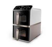 PHILIPS Airfryer Verticale Serie 4000 da 10L NA462/80 FRIGGITRICE AD ARIA, capacità 10 l, Max potenza 2750 W, 6 programmi, 40 °C a 200 °C, Bianco