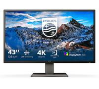 PHILIPS 439P1/00 MONITOR GAMING, 43 ", UHD 4K, 3840 x 2160 Pixel, tempo di risposta 4 ms, refresh rate 60 Hz