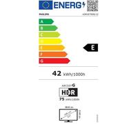 Philips 43PUS7000 - Televisor LED de 43 pulgadas (108 cm) - 4K UHD 3840x2160 - HDR10+ - Smart TV - 3xHDMI