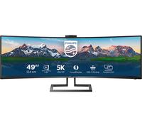 Philips 499P9H Curved Monitor 124 cm (48,8 pollici) (5K, pannello VA, docking station USB-C, webcam, displayport, HDMI)