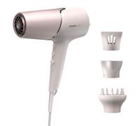 Asciugacapelli Philips serie 5000 - Asciugacapelli color pesca perlato con tecnologia termoprotettiva, diffusore di volume e beccucci da 9 mm e 11 mm (modello BHD530/20)