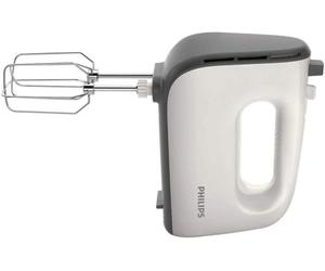 Philips 5000 Series Mixer, 450 W, 5 Velocità + Turbo, Facile Montaggio delle Fruste, Grigio/Cashmere (HR3741/00)