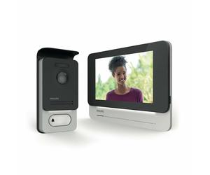 Philips 531001 videocitofono Touch HD immagini/Alto Livello Di Sicurezza nero 7"