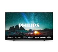 Philips 55PUS7609 4K LED Smart TV - Display 55’’ con piattaforma Titan OS Pixel Precise Ultra HD e Dolby Atmos Sound, funziona con Alexa e Google Voice Assistant - Grigio Antracite