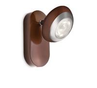 Philips 571704416 myLiving Spot Singolo a LED, Dettagli in Cromo, Bianco