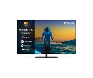 PHILIPS 65OLED820/12 TV OLED, SMART TV, 65 ", OLED, UHD 4K, Processore P5 AI Perfect Picture, Black