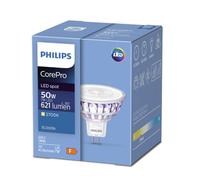 Philips 81471000 - Lampadina LED GU53, 7 W, 621 lm, ricambio per lampadina alogena da 50 W, luce bianca molto calda, 2700 K, angolo di diffusione 36°, durata della lampada 15.000 ore, confezione da 10