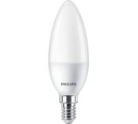 Philips Lampadina LED Fiamma E14 60W Bianco Caldo Smerigliato