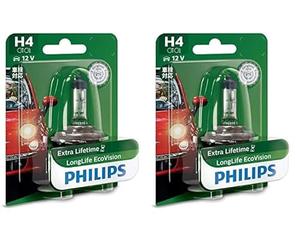 PHILIPS 872790036198 Lampadine Carlight H4 Ecovision Ot 12V (Confezione da 2)