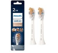 Philips A3 Premium Sonicare 2x Testine bianche per spazzolino sonico, denti bianchi e puliti, gengive sane HX9092/10