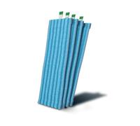 PHILIPS accessorio per aspirapolvere, Panni Microfibra x4, Lavabili | 4 panni riutilizzabili, ricambio in microfibra per scopa elettrica senza filo, per XC7053, XC7055, XC7057 (XV1670/02)
