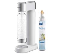 Philips ADD4902WH/10 White Inox Soda Maker Gasatore Acqua con Bombola Gas CO2 e