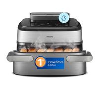 Philips Airfryer 5000 - Friggitrice ad aria, Cestello Flexi da 9.5L, Vapore
