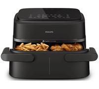 Philips Serie 1000 Airfryer con cestello flexi/doppio, friggitrice ad aria da 7.1L, 10 metodi di cottura, App per ricette NA150/00