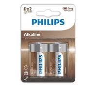 Philips alkaline pila d lr20 blister*2