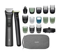 Philips Rifinitore All-in-one Multigroom Serie 9000 19 in 1 - Rasoio + Rifinitore uomo OneBlade - Set completo per viso, testa e corpo, 27 impostazioni di lunghezza (0,2-20 mm), Modello MG9556/15