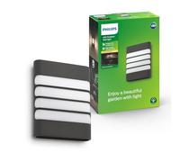 PHILIPS Alpenglow Applique LED, Lampada da Parete Esterno, Grigio Antracite