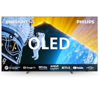 Philips Ambilight 77OLED819 4K OLED Smart TV - Display 77’’ con P5 AI Perfect Picture Ultra HD Google TV Dolby Vision e Dolby Atmos Sound, Funziona con Alexa e Google Assistant - Cornice in metallo