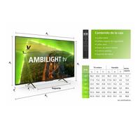 Philips Ambilight TV 8118 55" 4K Ultra HD Dolby Vision e Dolby Atmos Smart TV