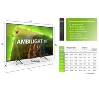 Philips Ambilight TV 8118 55" 4K Ultra HD Dolby Vision e Dolby Atmos Smart TV