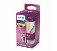 Philips Lampadina trasparente a filamento 75 W A60 E27