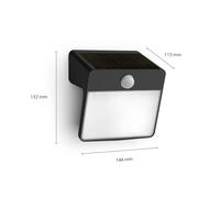 Philips applique a LED solare Yarixa, sensore di movimento 872016926544800