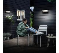 Philips Applique da esterni LED Bustan UE, confezione da 2, 2.700 K Philips