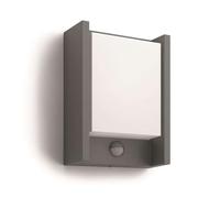 Philips 1646193P3 Lampada Arbour in plastica, 1 x 6 W, 230 V, 4000 K, 176 mm x 86 mm x 241 mm, antracite