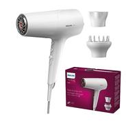 Philips Asciugacapelli Serie 5000 - Asciugacapelli bianco e metallizzato con tec
