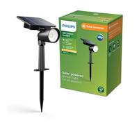 Philips Ashlyn Faretto/Lampada da Parete Solare per Esterni, 2700 K, 150 lm, Nero